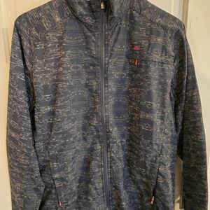 SUGOI Men's Navy and Silver Windbreaker